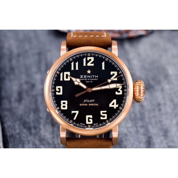Pilot Type 20 Extra Special Bronze XF Best Edition with Asso Strap
