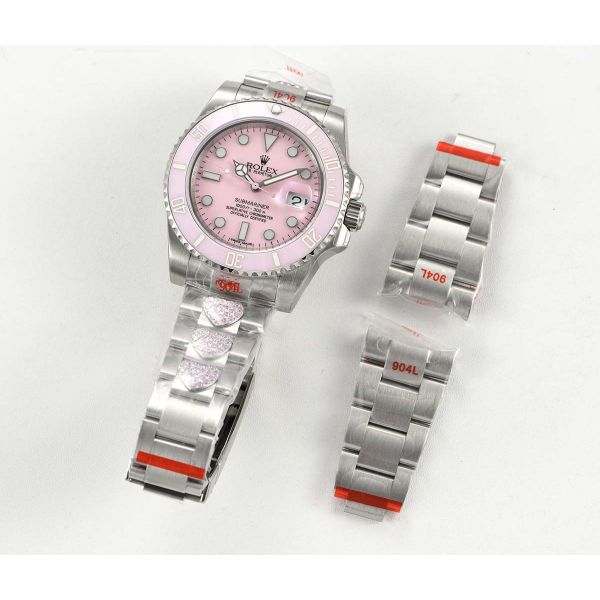 Submariner 116610LN 904L SS/SS Pink GMF A2824