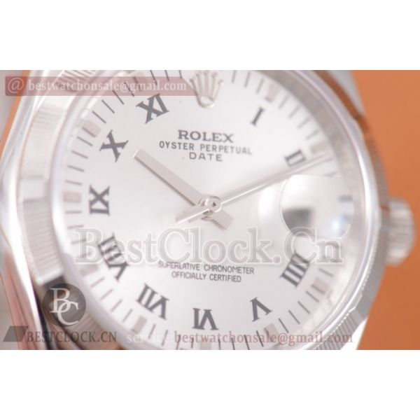 Rolex Oyster Perpetual Date Auto Silver Dial (BP)