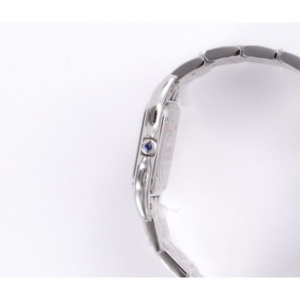 Panthère Secrete Ladies 27mm SS bvf White Dial on Bracelet Ronda Quartz diamond bezel