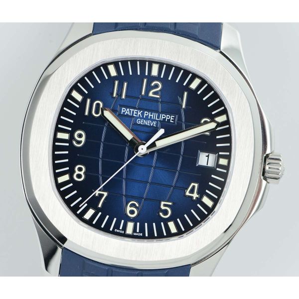 Aquanaut Jumbo 5168G 42mm SS ZF 1:1 Best Edition Blue Dial on Blue Rubber