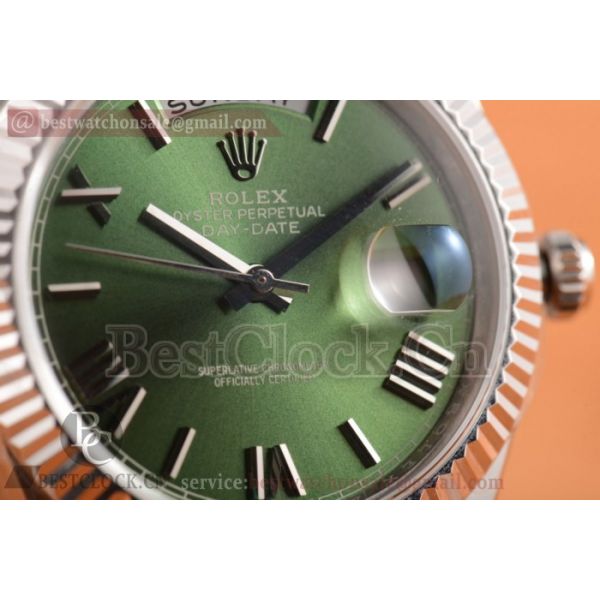 Rolex Day-Date Clone Rolex 3255 Green Dial (AFFF)