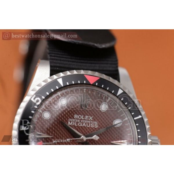 Rolex Milgauss Vintage A2813 Brown Dial