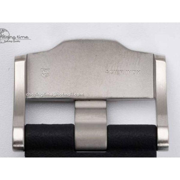Royal Oak Offshore 44mm Black Ceramic Case JJF 1:1 Best Edition Black Dial on Rubber Strap A3126 V2