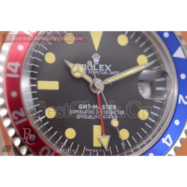 Rolex GMT-Master Vintage A2813 Dot Markers Black Dial