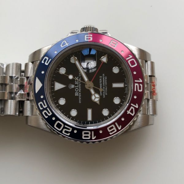 GMT Master II 126710 Jubilee 904L SS/SS pepsi GMF A2836