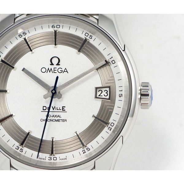 De Ville Hour Vision 41mm SS VSF Silver Dial on SS Bracelet A8500 Super Clone