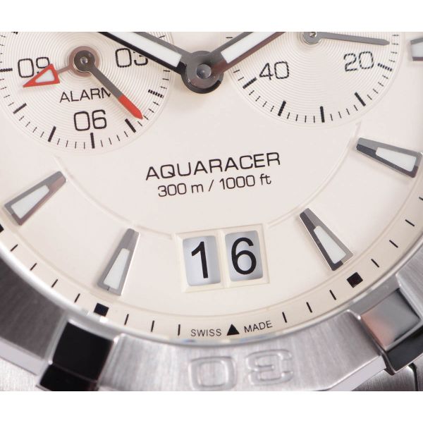 tag aquaracer 41mm swiss quartz sapphire chronograph
