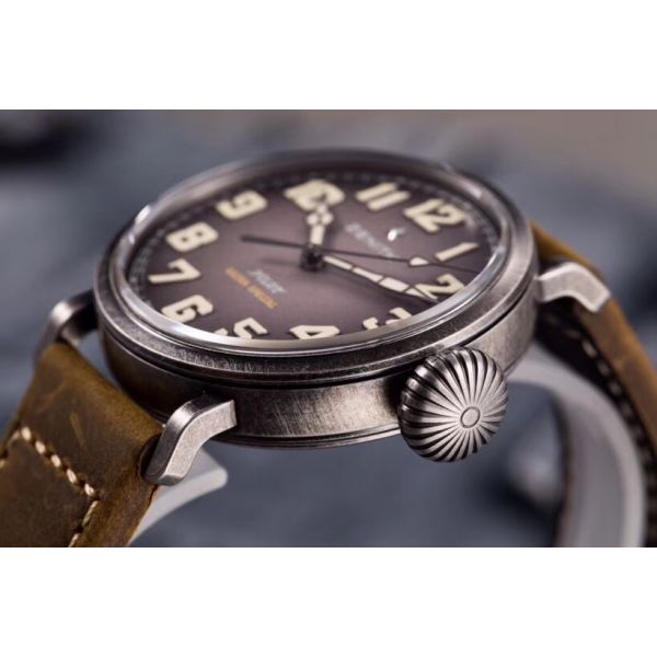 Brown Pilot Type 20 Extra Special 40mm Aged SS Case XF Best Edition with Asso Strap