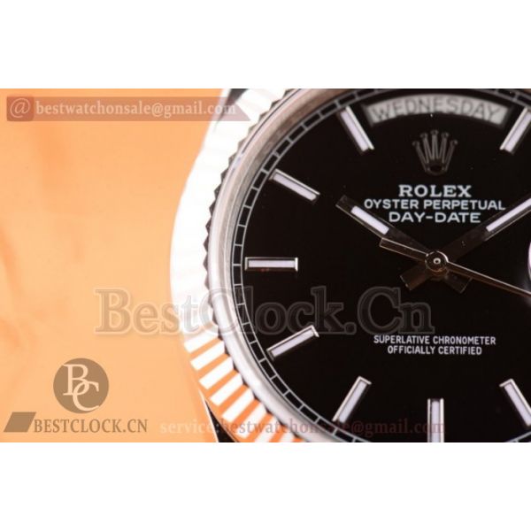 Rolex Day-Date 118239 blks A2836/A2813 Black Dial (BP)