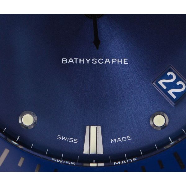 Fifty Fathoms Bathyscaphe TI/NY Blue GF Asia 1315 Mod